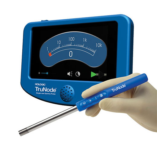 TruNode™ Single-use Gamma Probe System in white background
